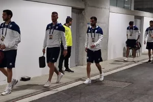 Η άφιξη της Εθνικής μας (Φώτος Kerkida)
