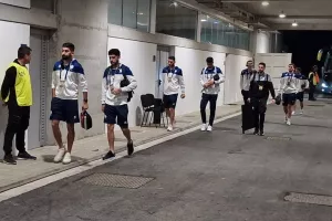Η άφιξη της Εθνικής μας (Φώτος Kerkida)