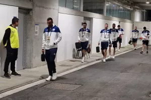 Η άφιξη της Εθνικής μας (Φώτος Kerkida)