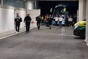 Η άφιξη της Εθνικής μας (Φώτος Kerkida)