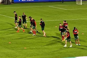 Η 11άδα της Βουλγαρίας με βασικό τον Ίλιεφ