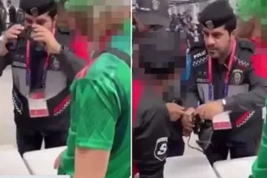 Οπαδός του Μεξικό έκρυψε αλκοόλ σε κιάλια (βίντεο)