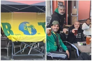 Την "έβαψαν" κιτρινοπράσινη οι "BOT", πάνω... οι μπύρες! (φώτος)