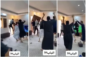 Τρελαμένος Σαουδάραβας ξεκόλλησε την πόρτα σπιτιού και την πέταξε έξω στο 1-2 με την Αργεντινή! (Βίντεο)