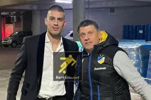 Ο Σάβιτς μαζί με Μιλόγεβιτς και πόζα στο kerkida!