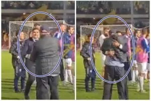 Πουλλαϊδης - Μουνιόθ: Σφιγμένες γροθιές, σφικτή αγκαλιά που δείχνει... πολλά! (Bίντεο Kerkida)