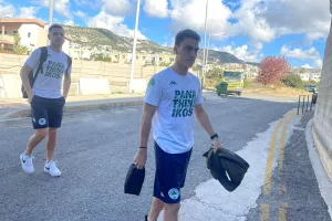 Στο γήπεδο ο Παναθηναϊκός (φώτος)