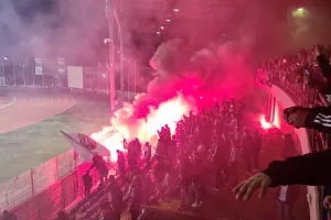 Οι ΠΑΟΚτζήδες έκαναν... τη νύχτα - μέρα! (Φώτος/Βίντεο - Kerkida)