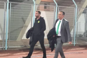 Η άφιξη της ΑΕΚ (φώτος)