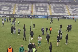 "Nτου" ΠΑΟΚτζήδων στον αγωνιστικό χώρο μετά το τέλος! (φώτος/βίντεο)