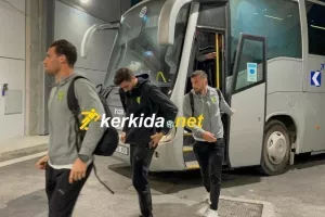 Η άφιξη της ΑΕΚ (φώτος)
