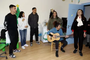 (Ομόνοια/Φώτος) Επίσκεψη στη Σχολή Τυφλών 