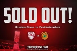 Sold out το Ολυμπιακός - Παναθηναϊκός