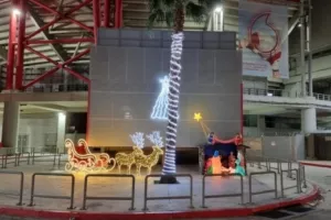 Με... άρωμα Χριστουγέννων το γήπεδο Καραϊσκάκη (Φώτος)