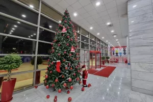 Με... άρωμα Χριστουγέννων το γήπεδο Καραϊσκάκη (Φώτος)