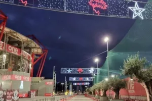 Με... άρωμα Χριστουγέννων το γήπεδο Καραϊσκάκη (Φώτος)