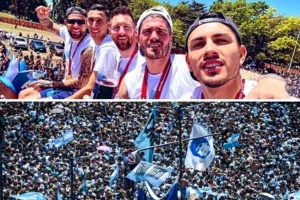 (BINTEOΣ) Ανθρώπινη... παλίρροια αποθέωσε τους πρωταθλητές κόσμου 