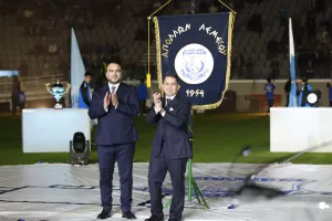 Εκοψαν κορδέλα οι πρόεδροι του Απόλλωνα (φώτος)
