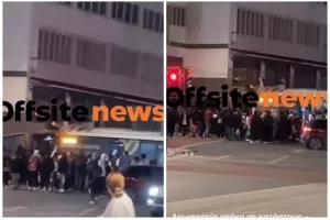 Λεωφορείο "μπήκε" σε κατάστημα στο κέντρο της Λευκωσίας (βίντεο)