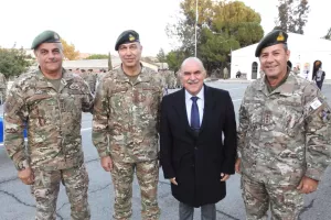 Στην Τελετή Απόλυσης Εθνοφυλάκων στο ΚΕΝ Λεμεσού ο Ανδρέας Μιχαηλίδης
