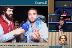 Βραζιλιάνος ρεπόρτερ τρόλαρε Αργεντινό οπαδό
