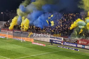 Στο μπλε και κίτρινο το πέταλο των "Λεόντων" (φώτος/βίντεο)