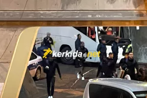 Η άφιξη του Ακρίτα Χλώρακας στο "Στ. Κυριακίδης" (φώτος)