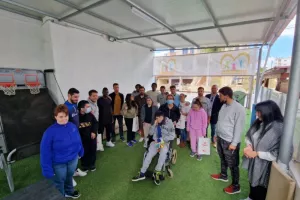 Επισκέφτηκε το κέντρο "Δικαίωμα Ελπίδας για άτομα με αναπηρίες"