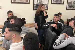 Έκοψαν... βασιλόπιτα (φώτος)
