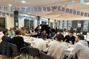 Κοπή βασιλόπιτας με... τυχερό  τον Ζευκή (φώτος)