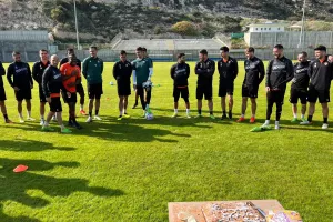 Κοπή βασιλόπιτας πριν την προπόνηση