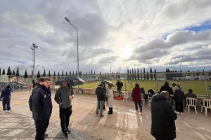 Μαζεύτηκε κόσμος... παρά το κρύο