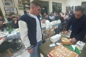 Τραπέζι και κοπή βασιλόπιτας στον Οθέλλο (φώτος)