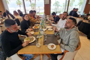 ΦΩΤΟΣ/Η κοπή της Βασιλόπιτας με βράβευση στον Μάριο Δημητρίου