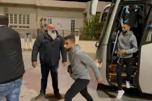 Η αποστολή της ΑΕΚ στο "Αμμόχωστος Επιστροφή" (φώτος)