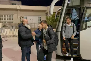 Η αποστολή της ΑΕΚ στο "Αμμόχωστος Επιστροφή" (φώτος)