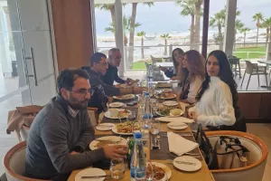 ΦΩΤΟΣ/Η κοπή της Βασιλόπιτας με βράβευση στον Μάριο Δημητρίου