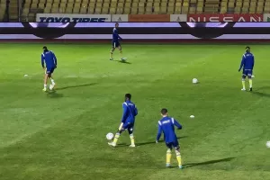 Φωτορεπορτάζ από την προθέρμανση στο Καρμιώτισσα-ΑΠΟΕΛ