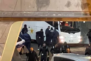 Η άφιξη του Ακρίτα Χλώρακας στο "Στ. Κυριακίδης" (φώτος)