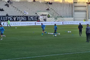 Άρης - Απόλλων: Η προθέρμανση πριν την σέντρα (φώτος)