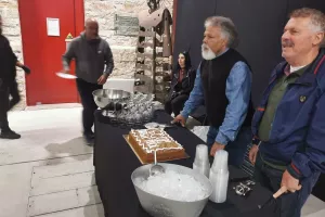 Η κοπή της βασιλόπιτας με Ν.Χριστοδουλίδη (φώτος)