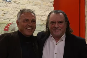 Η κοπή της βασιλόπιτας με Ν.Χριστοδουλίδη (φώτος)