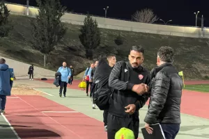 Η αποστολή της Καρμιώτισσας στο "Στέλιος Κυριακίδης"