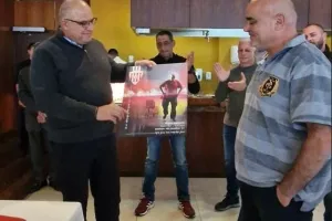 ΦΩΤΟΣ/Η κοπή της Βασιλόπιτας με βράβευση στον Μάριο Δημητρίου