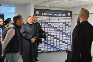 Απόλλων: Η ξενάγηση των συνεργατών - χορηγών στο νέο γήπεδο 