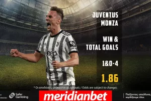 Γιουβέντους – Μόντζα με Cashout στο online betting της Meridianbet!
