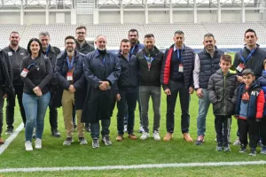 Απόλλων: Η ξενάγηση των συνεργατών - χορηγών στο νέο γήπεδο 