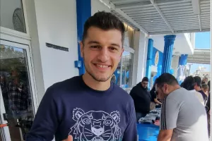 Ευδιάθετος ο αρχηγός!