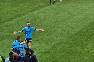 ΦΩΤΟΣ / Το πρώτο ''γαλάζιο'' γκολ στο νέο γήπεδο ο Πίττας 