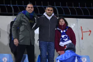 (Φωτορεπορτάζ) Οι φίλαθλοι ΑΝΟ και Ακρίτα στο “Στέλιος Κυριακίδης”